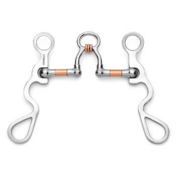 Showman S Shank with Copper Wrapped Ported Rollers