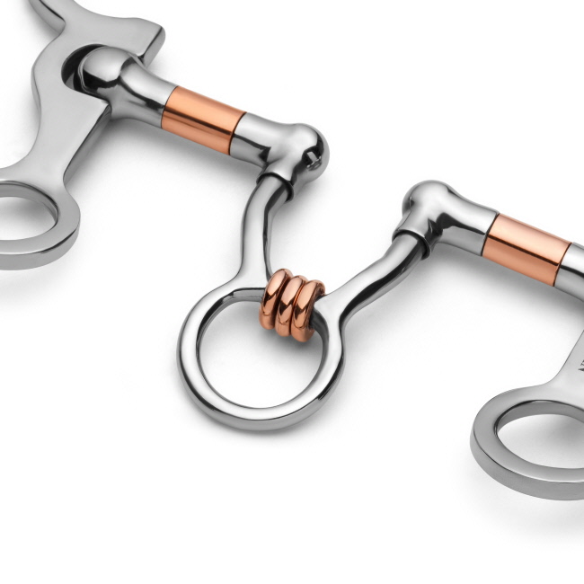 Showman Long S Shank with Copper Wrapped Ported Rollers #2