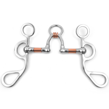 Showman Argentine Shank with Copper Wrapped Port Rollers