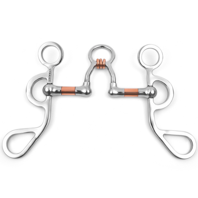 Showman Argentine Shank with Copper Wrapped Port Rollers