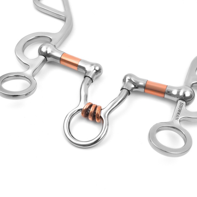 Showman Argentine Shank with Copper Wrapped Port Rollers #2