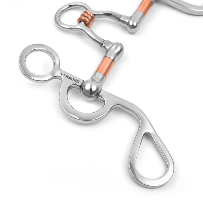 Showman Argentine Shank with Copper Wrapped Port Rollers #3