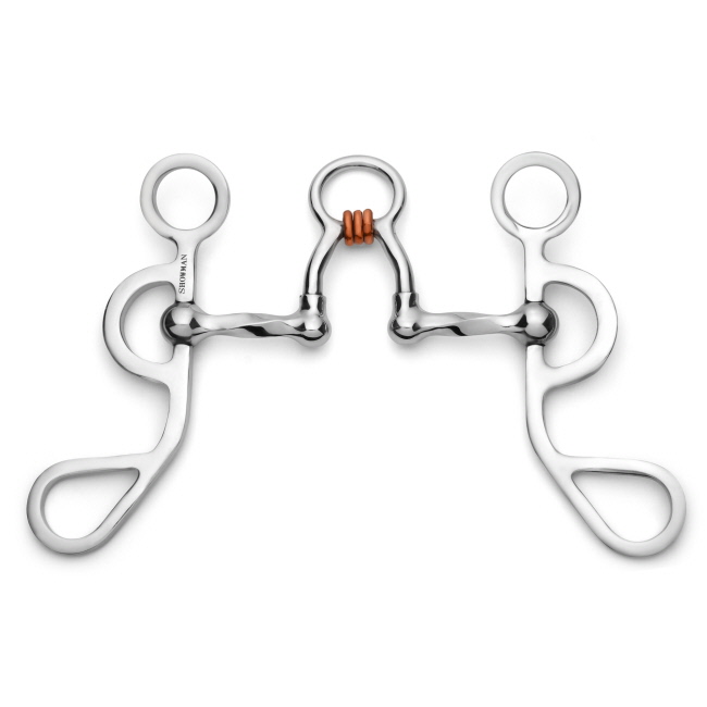 Showman Argentine Shank with Slow Twist Ported Copper Rollers