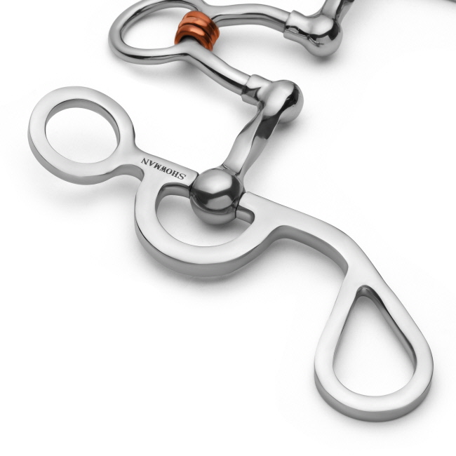 Showman Argentine Shank with Slow Twist Ported Copper Rollers #3