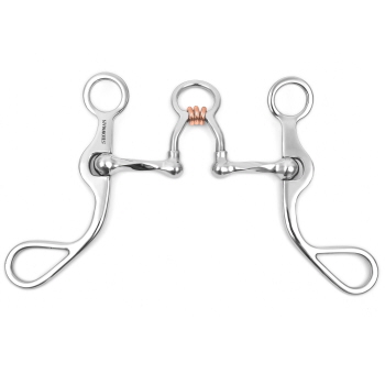 Showman Curved Shank with Slow Twist Port Copper Rollers