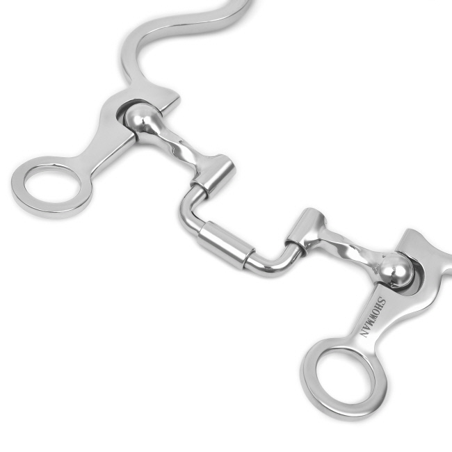 Showman Long S Shank Bit with Slow Twist Correction Hinge #3