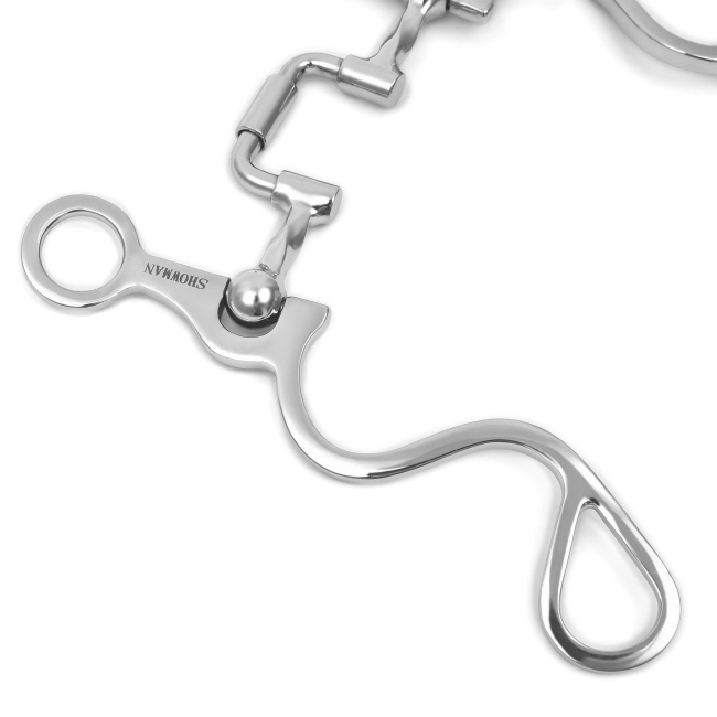 Showman Long S Shank Bit with Slow Twist Correction Hinge #2