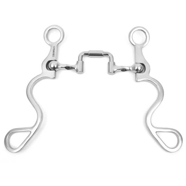 Showman Long S Shank Bit with Slow Twist Correction Hinge