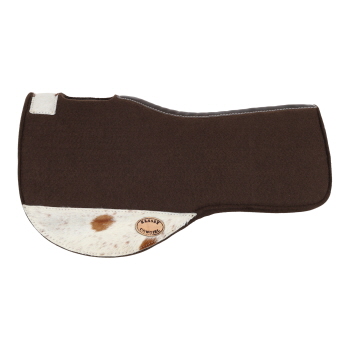 Klassy Cowgirl 28" x 30" Rodeo Hide Contoured Felt Saddle Pad