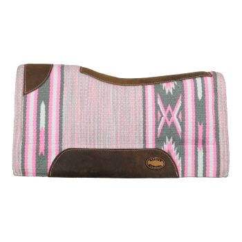 Klassy Cowgirl 28" x 30" Bubblegum Pink Saddle Pad with Felt Bottom