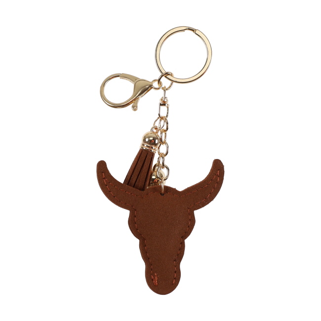 Bling Rhinestone Keychain - Steer #2
