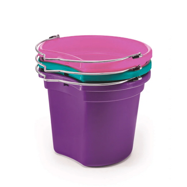 20 Qt. Assorted Economy Flat Back Bucket