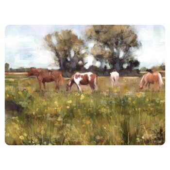 Meadow Graze Tempered Glass Cutting Board