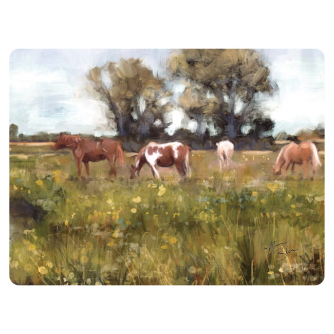 Meadow Graze Tempered Glass Cutting Board