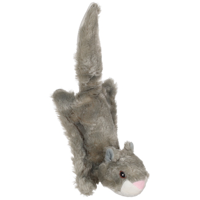 High Noon Glider Flying Squirrel Flat Plush Squeaky Dog Toy #2