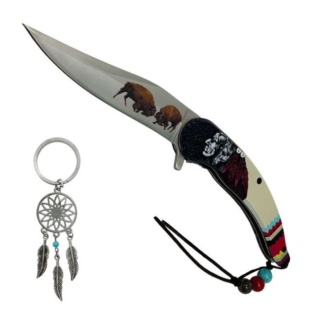 Heritage Hunt Bison Folding Blade