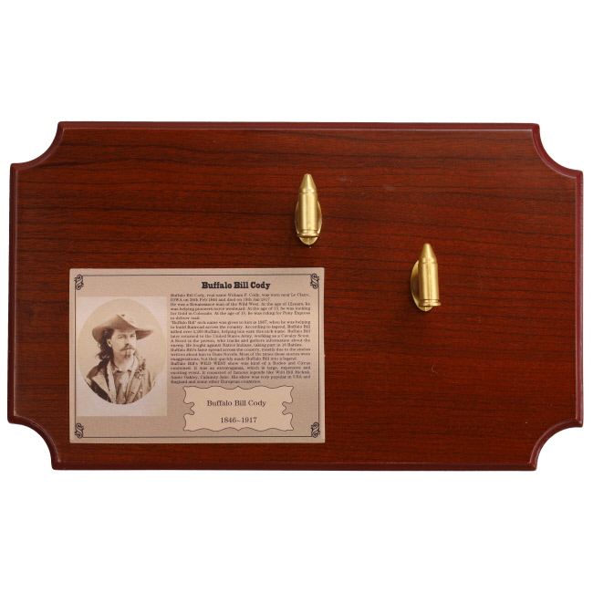 Buffalo Bill Stainless Steel Revolver Knife with Plaque #4