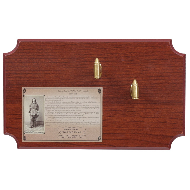 Wild Bill Stainless Steel Revolver Knife with Plaque #4