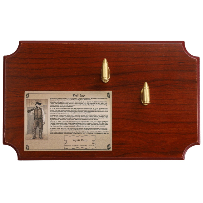 Wyatt Earp Stainless Steel Revolver Knife with Plaque #4