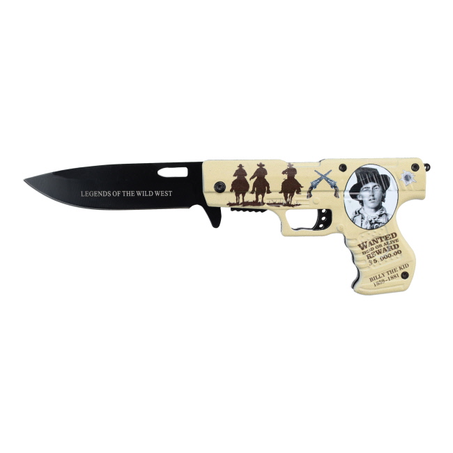 Billy the Kid Pistol Knife