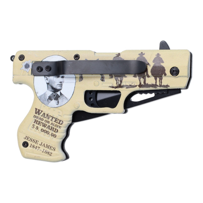 Jesse James Pistol Knife #3