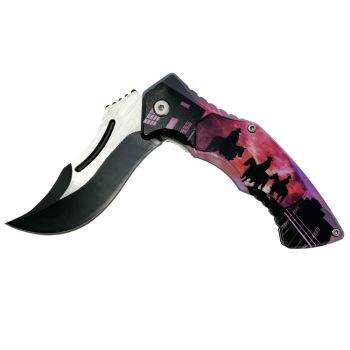 Sunrise Cowboys Stainless Steel Folding Knife