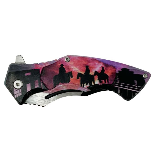 Sunrise Cowboys Stainless Steel Folding Knife #2