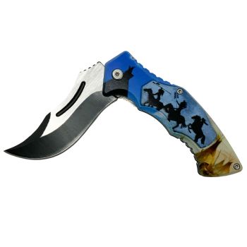 Dusk Riders Stainless Steel Folding Knife