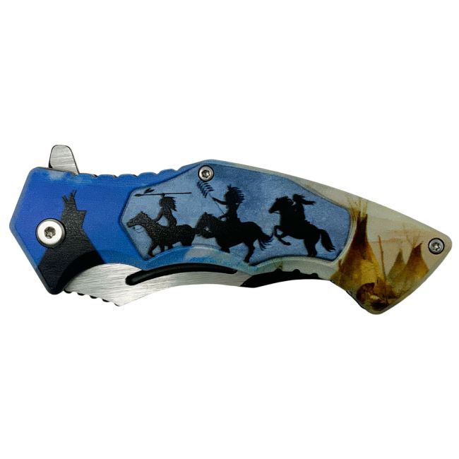 Dusk Riders Stainless Steel Folding Knife #2