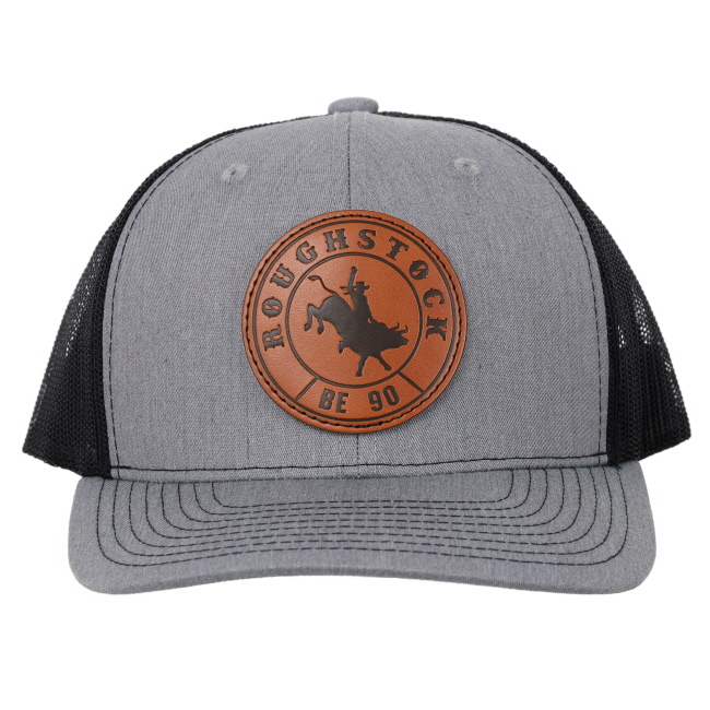 Bull Rider Patch Gray Baseball Cap #2