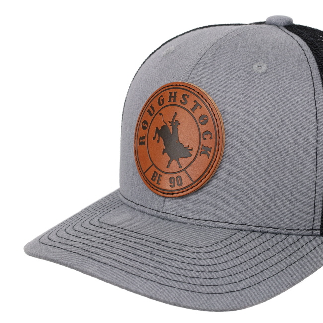 Bull Rider Patch Gray Baseball Cap #3