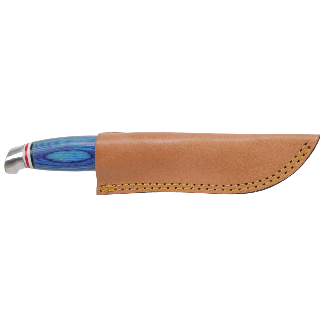 Wild Turkey Handmade Collection Blue Frost Fixed Blade Hunting Knife #4