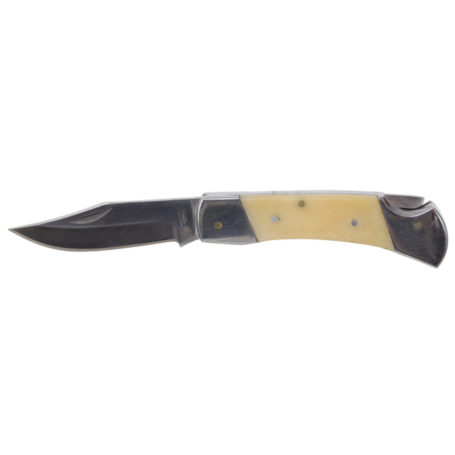 Wild Turkey Handmade Folder Knife with Bone Handle #2