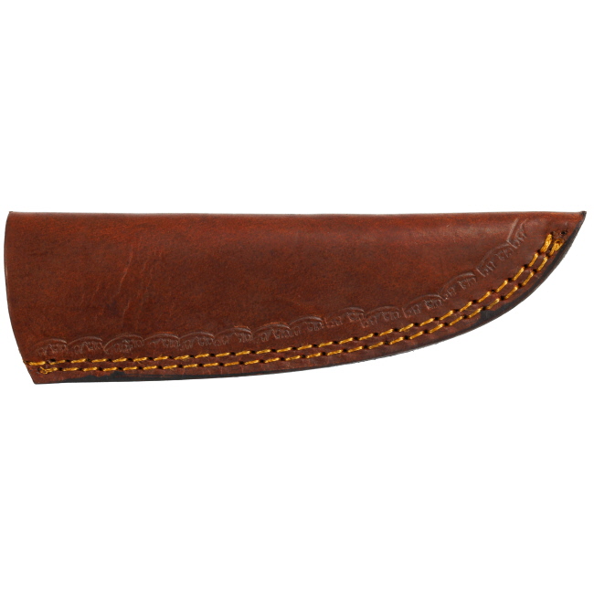 Lariat Outrider - Hand-Forged Damascus Skinning & Camping Knife #4