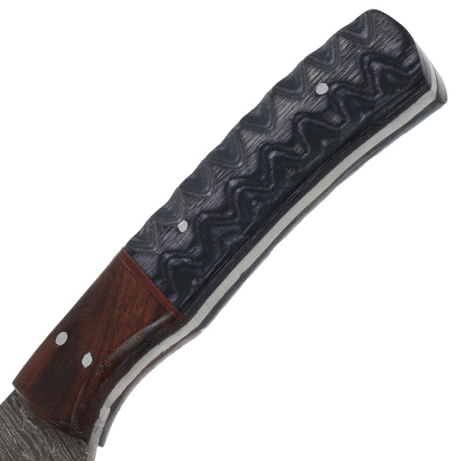 Lariat Trailhand - Hand-Forged Damascus Skinning & Camping Knife #3