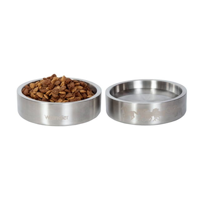 Wrangler Double Walled Stainless Steel Dog Bowl #2