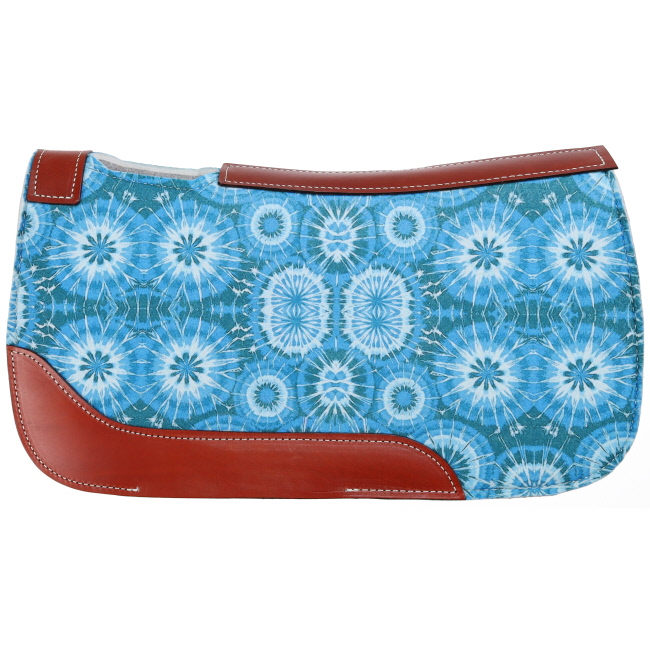 Showman 24" x 25" Ocean Burst Felt Youth&#47;Pony Saddle Pad