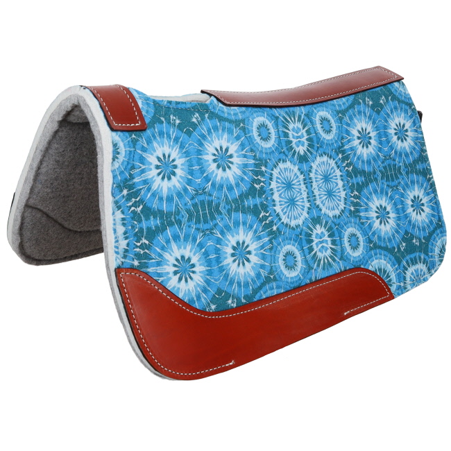 Showman 24" x 25" Ocean Burst Felt Youth&#47;Pony Saddle Pad #2