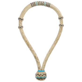 Showman Turquoise Rawhide Bosal