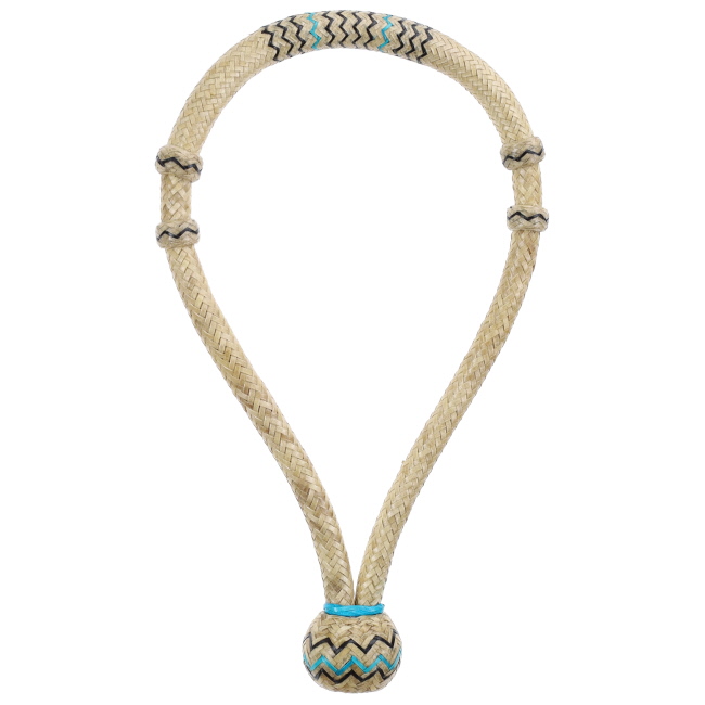 Showman Turquoise Rawhide Bosal
