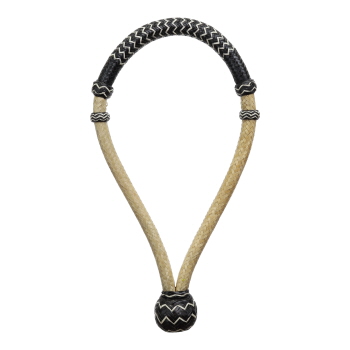 Showman Obsidian Rawhide Bosal