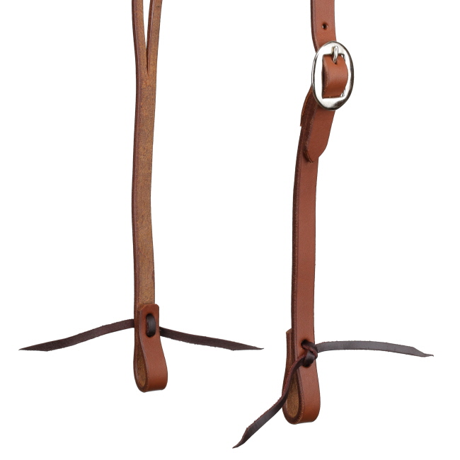 Showman Classic Argentina Cow Leather Split Ear Headstall #3