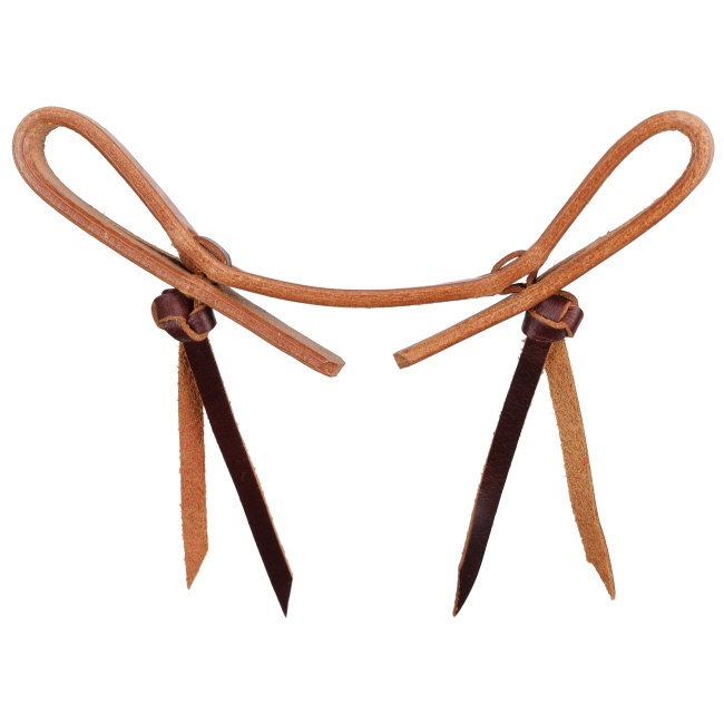 Showman Double Knot Argentina Cow Leather Curb Strap #2
