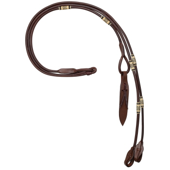 Showman Canyon Line Argentina Cow Leather Romal Reins