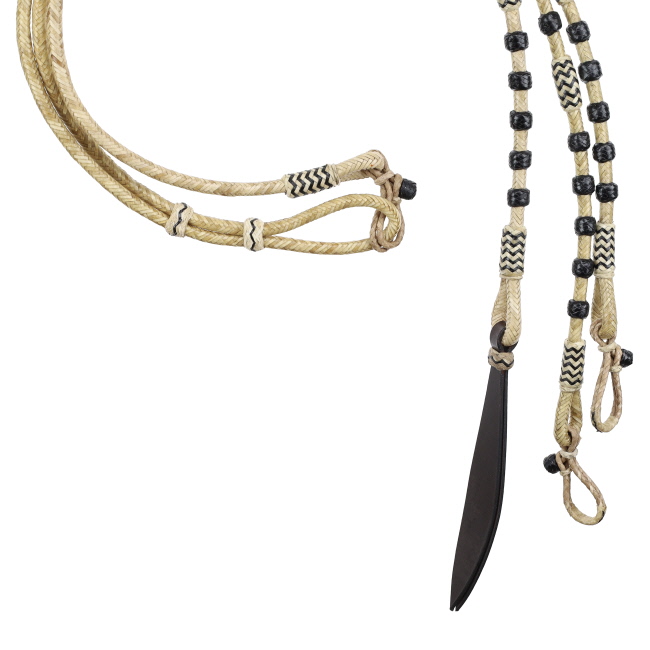 Showman Classic Rawhide Romal Reins #2