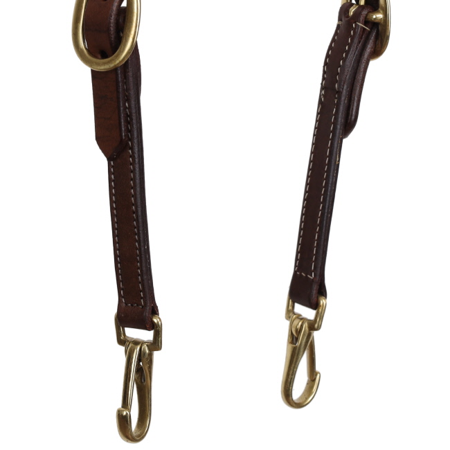 Showman Argentina Cow Leather One Ear Headstall with Snaps - Mini/Small Pony #2