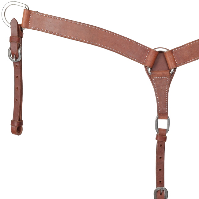Showman Argentina Cow Leather Breastcollar - Mini/Small Pony #2