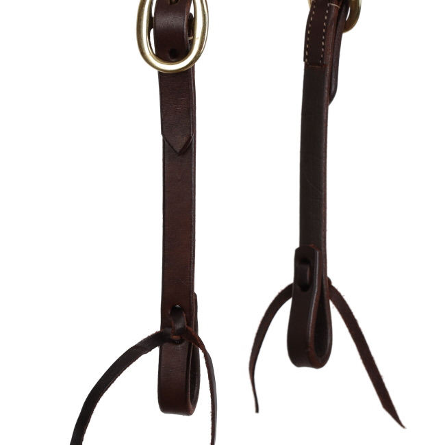 Showman Dark Argentina Cow Leather One Ear Headstall - Mini/Small Pony #2