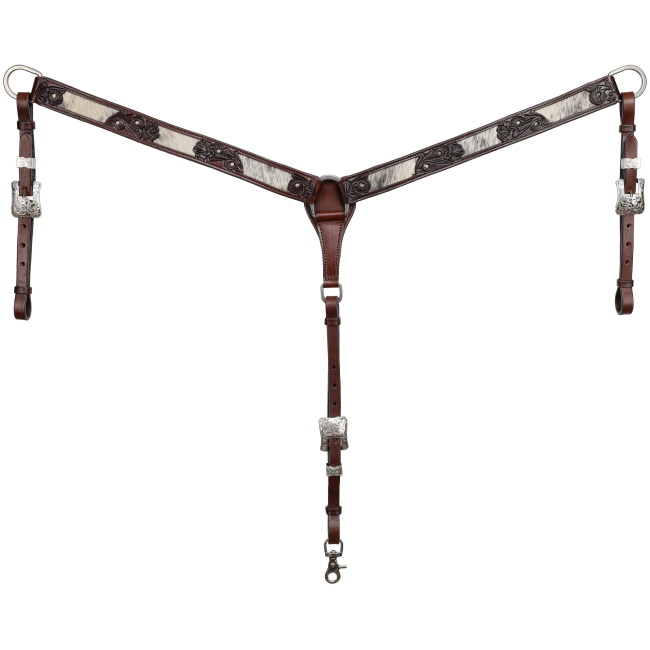 Showman Nightshade Hide Argentina Cow Leather Breastcollar