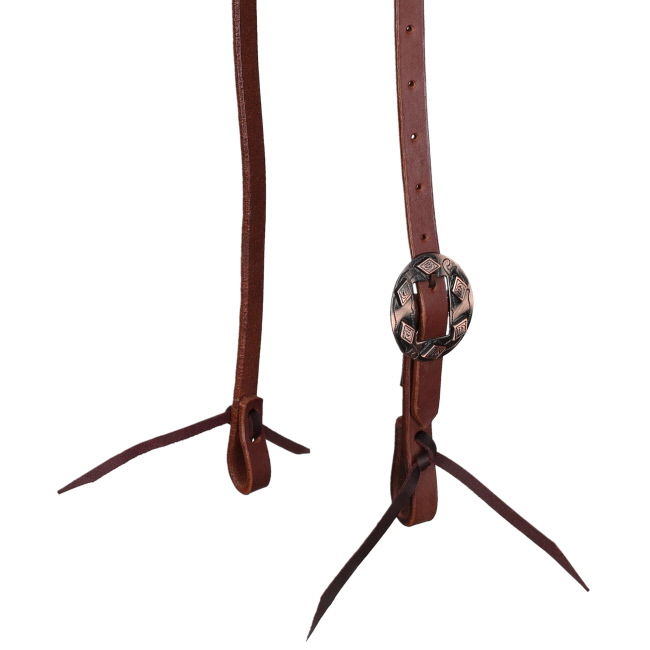 Showman Diamond Argentina Cow Leather One Ear Headstall #2